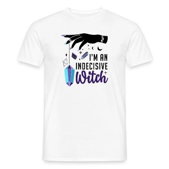 Witch Pendulum Divination Fortune Tellers - Men's T-Shirt - white - Front - AI Model Male 178 dark (178cm)
