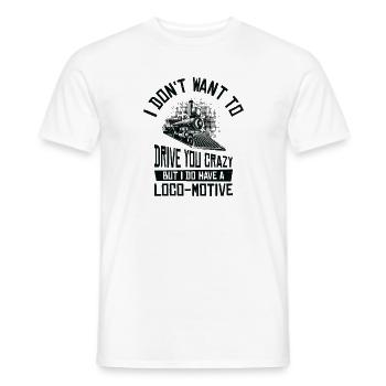 Triebfahrzeugführer Lokomotivführer - Männer T-Shirt - Weiß - Vorne - AI Model Male 178 dark (178cm)