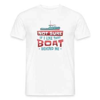 Schlepper Segler Kapitän Bootseigner Meer - Männer T-Shirt - Weiß - Vorne - AI Model Male 178 dark (178cm)
