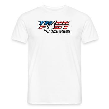 Un pilote de chasse à réaction pensez vite Agissez plus vite Aviation - T-shirt homme - blanc - Devant - AI Model Male 178 dark (178cm)