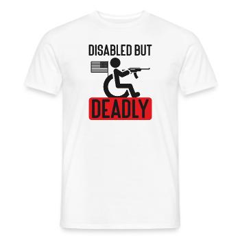 2nd Amendment Gun Lover Pro Gun Control - Männer T-Shirt - Weiß - Vorne - AI Model Male 178 dark (178cm)
