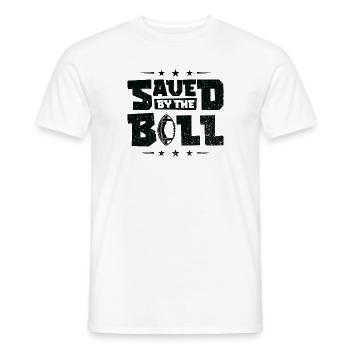Football sauvé par les joueurs de Thr Sports Football - T-shirt homme - blanc - Devant - AI Model Male 178 dark (178cm)