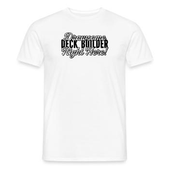 Packs booster de jeu de collection de jeux de cartes à collectionner - T-shirt homme - blanc - Devant - AI Model Male 178 dark (178cm)