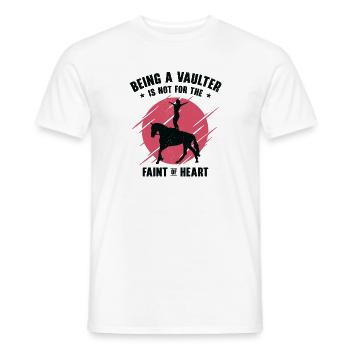 Pferdesport Voltigieren Voltigierer Reiten - Männer T-Shirt - Weiß - Vorne - AI Model Male 178 dark (178cm)