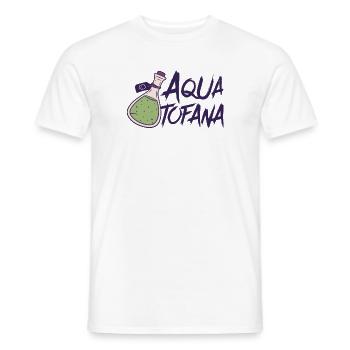 Aqua Tofana Conspiracy Crime Fan Vintage - T-shirt homme - blanc - Devant - AI Model Male 178 dark (178cm)