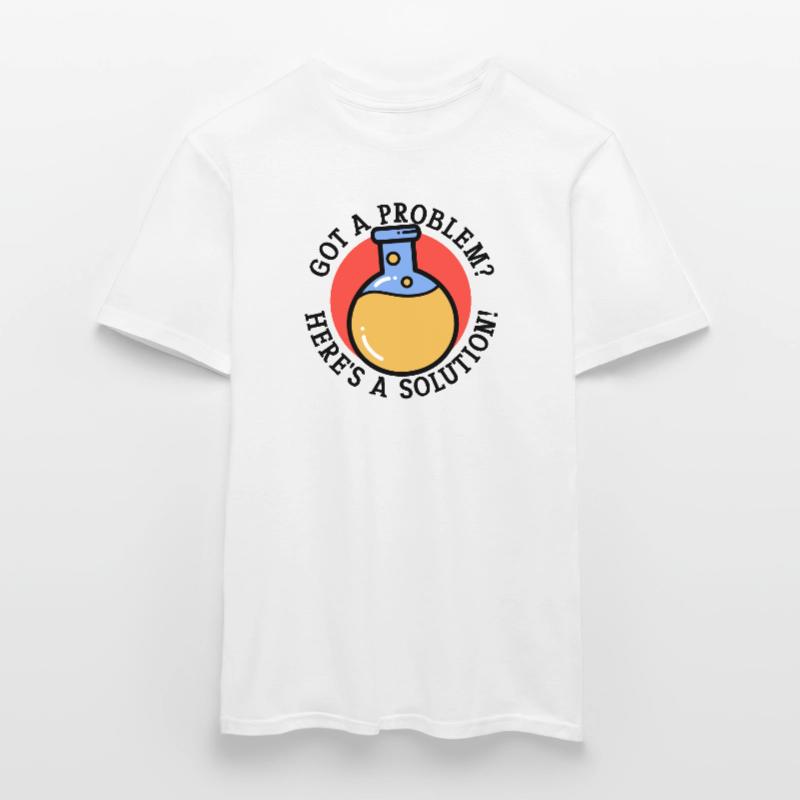 Problem Solution Scientific Solving Science Men's T-Shirt