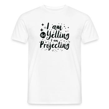 Théâtre Chanteur Drame Projection Musicale - T-shirt homme - blanc - Devant - AI Model Male 178 dark (178cm)