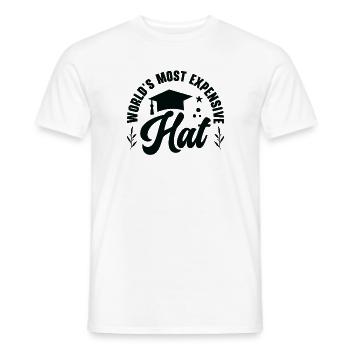 Abschlussfeier für Studenten Grad Student - Männer T-Shirt - Weiß - Vorne - AI Model Male 178 dark (178cm)