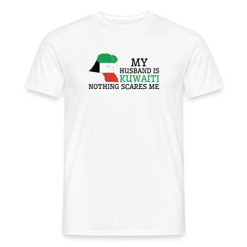 Nichts macht mir Angst Kuwaitischer Ehemann Kuwait - Männer T-Shirt - Weiß - Vorne - AI Model Male 178 dark (178cm)