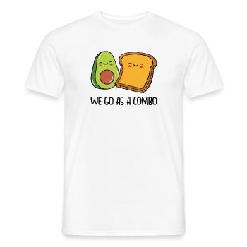 Geschwister Avocado Toast Combo Große Schwester - Männer T-Shirt - Weiß - Vorne - AI Model Male 178 dark (178cm)