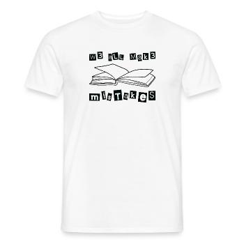 Dyslexie Enseignant Dyslexie Thérapie de la dyslexie - T-shirt homme - blanc - Devant - AI Model Male 178 dark (178cm)