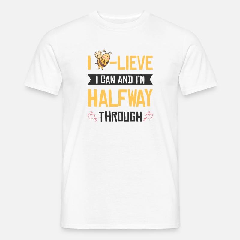 Test Day Bee Testing Shirts per i partecipanti al test - T-shirt uomo - bianco