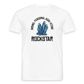 Rockhound Rock Collectors Minéraux Pierres précieuses - T-shirt homme - blanc - Devant - AI Model Male 178 dark (178cm)