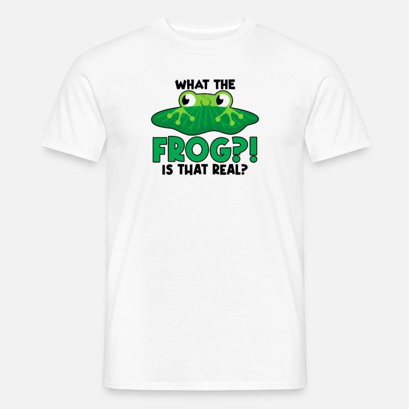 Rotäugiger Laubfrosch Niedliches - Männer T-Shirt - Weiß