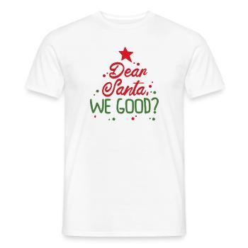 Lieber Weihnachtsmann Weihnachten Urlaub - Männer T-Shirt - Weiß - Vorne - AI Model Male 178 dark (178cm)