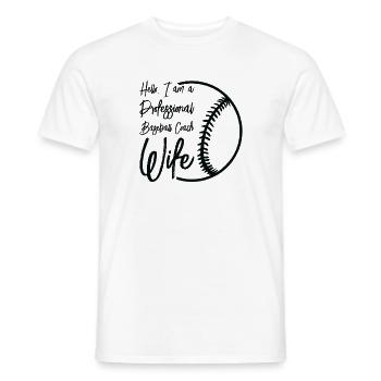 Baseball-Trainerin Ehefrau Berufstätige Mutter - Männer T-Shirt - Weiß - Vorne - AI Model Male 178 dark (178cm)