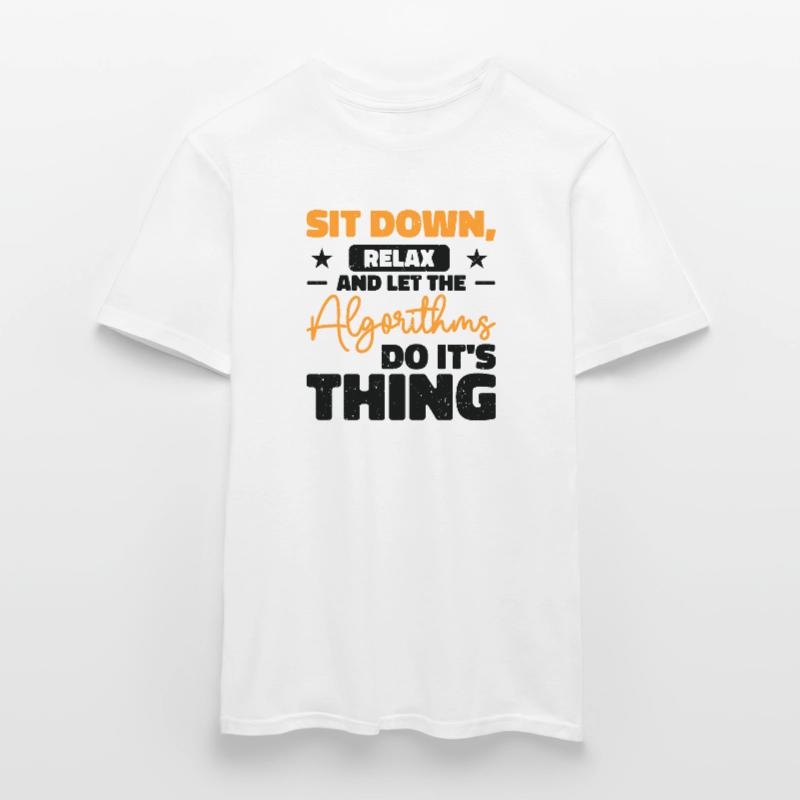 Computer Algorithm Programmer Artificial Men's T-Shirt