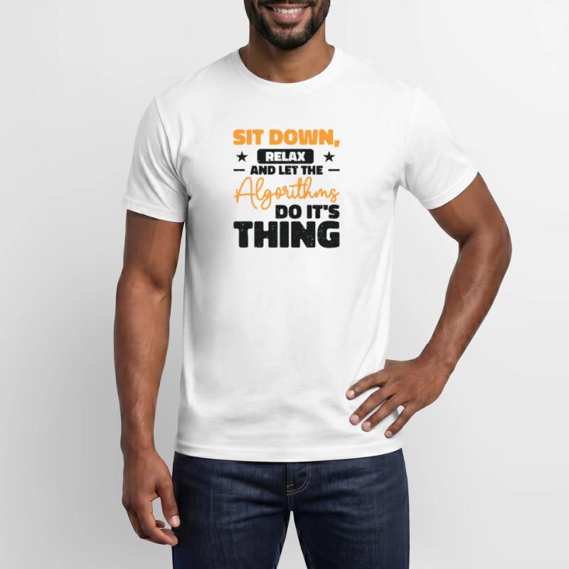 Computer Algorithm Programmer Artificial Men's T-Shirt