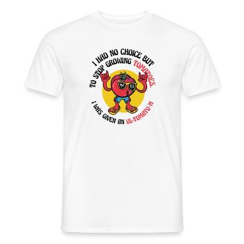 Tomato Gardening Lover Lustiger Gärtner - Männer T-Shirt - Weiß - Vorne - AI Model Male 178 dark (178cm)