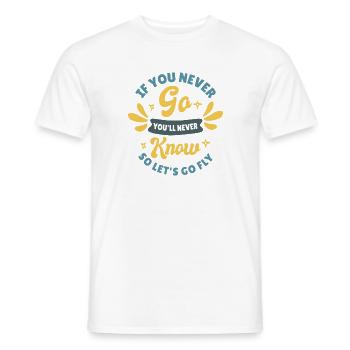 Innovateurs Flying Entrepreneurs inspirés - T-shirt homme - blanc - Devant - AI Model Male 178 dark (178cm)