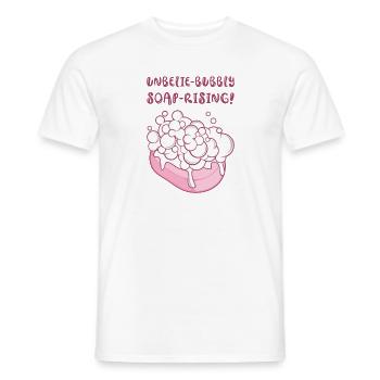 Fabricant de savon Production de savon de fabrication de savon - T-shirt homme - blanc - Devant - AI Model Male 178 dark (178cm)
