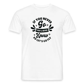Innovateurs Flying Entrepreneurs inspirés - T-shirt homme - blanc - Devant - AI Model Male 178 dark (178cm)