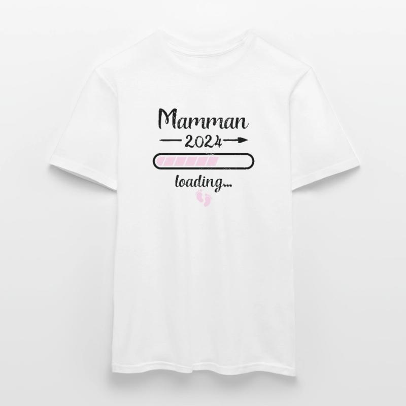Mamman 2024 Loading Schwangerschaft Mutter Mutter Männer T-Shirt