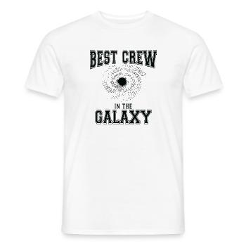 Galaxy Workplace Coworker Crew Office Family - Men's T-Shirt - white - Front - AI Model Male 178 dark (178cm)