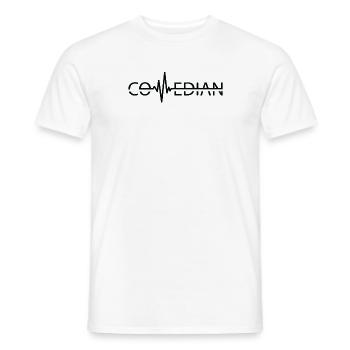 Comedian Stand Up Improv Comedy Bühnenkünstler - Männer T-Shirt - Weiß - Vorne - AI Model Male 178 dark (178cm)