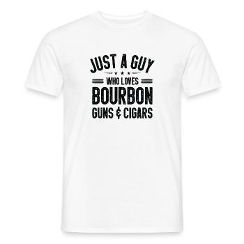 Fumeurs de cigares Fumeurs de cigares - T-shirt homme - blanc - Devant - AI Model Male 178 dark (178cm)
