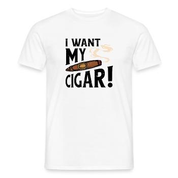 Fumeurs de cigares Fumeurs de cigares - T-shirt homme - blanc - Devant - AI Model Male 178 dark (178cm)
