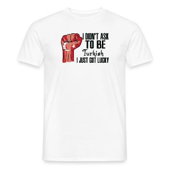 Türkischer Stolz Türkische Flagge Gewachsen - Männer T-Shirt - Weiß - Vorne - AI Model Male 178 dark (178cm)