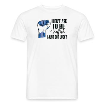Schottischer Stolz Schottische Flagge Gewachsen - Männer T-Shirt - Weiß - Vorne - AI Model Male 178 dark (178cm)