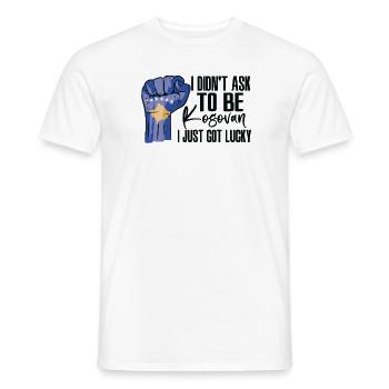 Kosova-Stolz Kosova-Flagge Gewachsen - Männer T-Shirt - Weiß - Vorne - AI Model Male 178 dark (178cm)