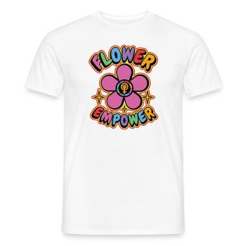 Féminisme Féminisme Femmes Égalité - T-shirt homme - blanc - Devant - AI Model Male 178 dark (178cm)