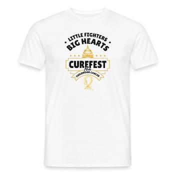 CureFest 2023 CureFest pour les patients atteints de cancer infantile - T-shirt homme - blanc - Devant - AI Model Male 178 dark (178cm)