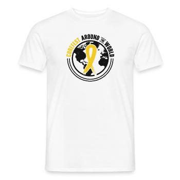 CureFest 2023 CureFest pour les patients atteints de cancer infantile - T-shirt homme - blanc - Devant - AI Model Male 178 dark (178cm)