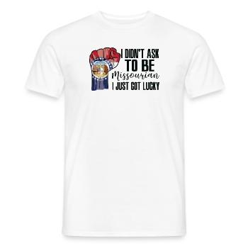 Missourian Amerikaner US-Patriot USA Gewachsen - Männer T-Shirt - Weiß - Vorne - AI Model Male 178 dark (178cm)