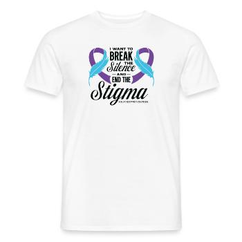Mois de la prévention du suicide 988 Soutien à l' - T-shirt homme - blanc - Devant - AI Model Male 178 dark (178cm)