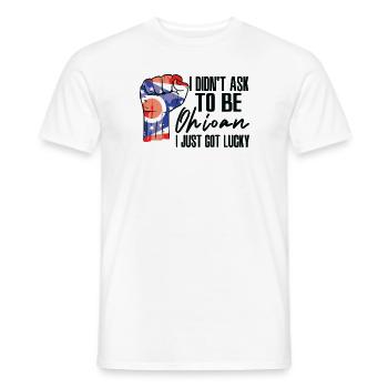 Ohioaner Amerikaner US-Patriot USA Gewachsen Ohio - Männer T-Shirt - Weiß - Vorne - AI Model Male 178 dark (178cm)