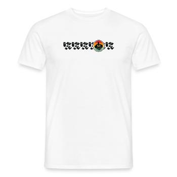 Gaming Arcade Game Videogaming Video Games Retro - Men's T-Shirt - white - Front - AI Model Male 178 dark (178cm)
