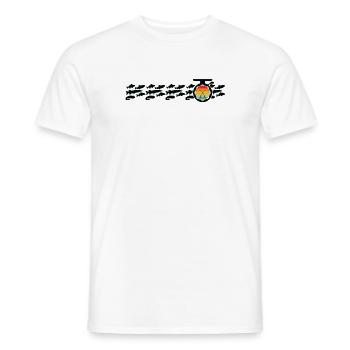 Angelrute Angeln Angler Fisch Fischer - Männer T-Shirt - Weiß - Vorne - AI Model Male 178 dark (178cm)