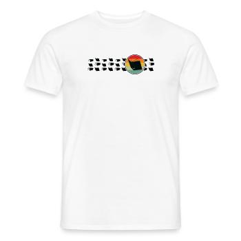 Book Lovers Book Reading Library Read Book Worm - Men's T-Shirt - white - Front - AI Model Male 178 dark (178cm)