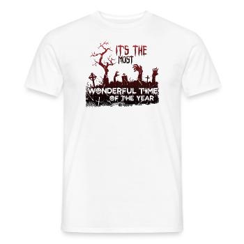 The most wonderful timeof the year - Männer T-Shirt - Weiß - Vorne - AI Model Male 178 dark (178cm)