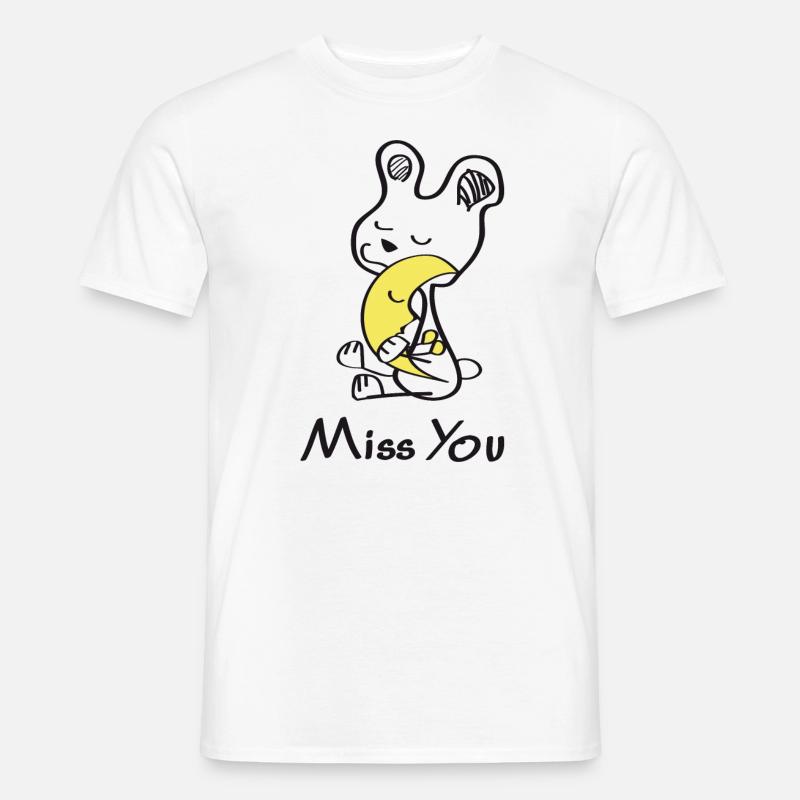 Ich umarme dich ganz fest - Männer T-Shirt - Weiß