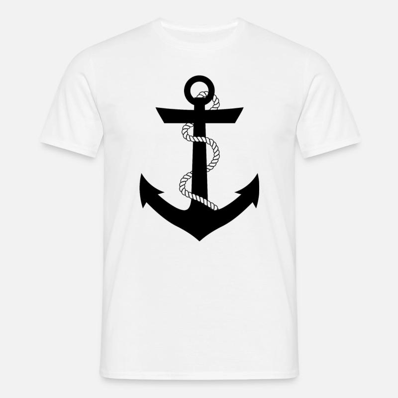 ANKER - T-shirt til herrer - hvid