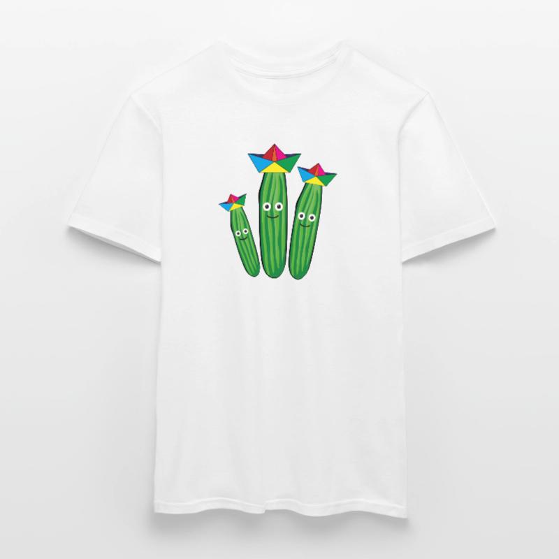 Trio de concombre,Concombre,Concombre,Concombre,Concombre,Concombre,Chapeau, Navire T-shirt homme