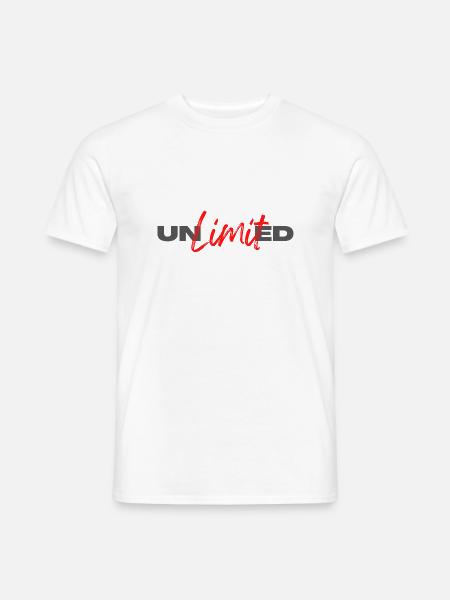 Unlimited - Männer T-Shirt - Weiß