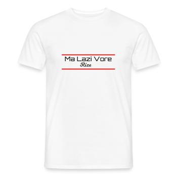 Rize Lazca Lazisch - Männer T-Shirt - Weiß - Vorne - AI Model Male 178 dark (178cm)