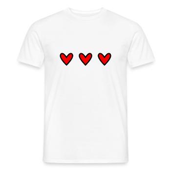 BONNE FÊTE PAPA. PAPA. FÊTE DES PÈRES. BONNE FÊTE - T-shirt homme - blanc - Devant - AI Model Male 178 dark (178cm)
